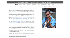 Desktop Screenshot of hopkinsmusic.net